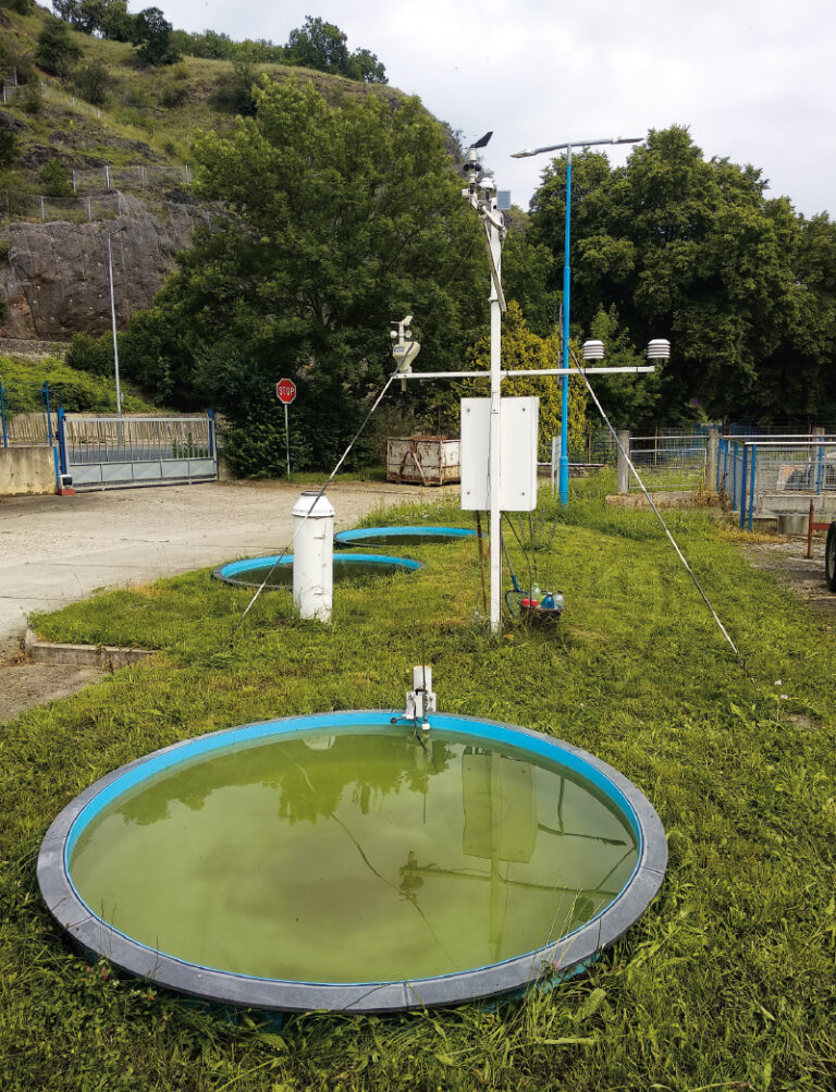 Evaporation from TGM WRI evaporimeter stations VTEI